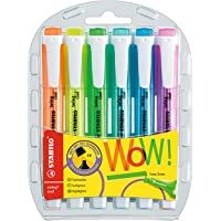 Marcador fluorescente STABILO swing cool - Estuche con 6 colores